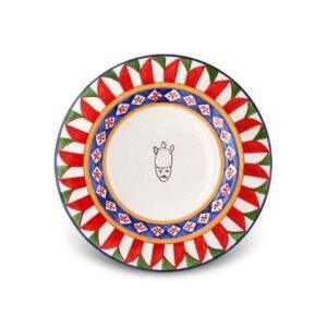 Wunderschöner dekorierter tiefer Teller, Anapo aus der traditionsreichen Sizilien