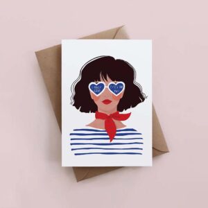 Faltkarte mit witzigem Kompliment von der kreativen Kroatin Maja Tomljanovic