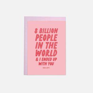 Karte 8 Billion people